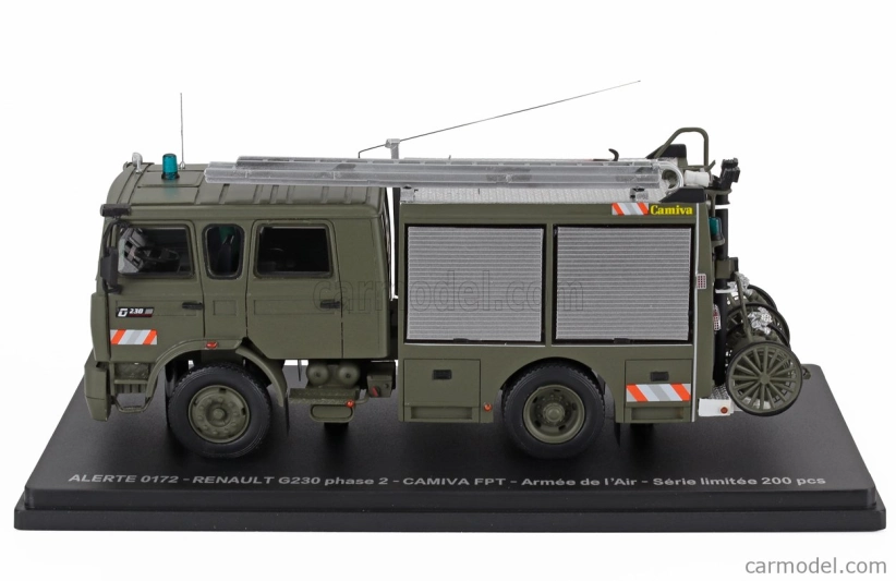 Alerte Renault G230 Phase Ii Tanker Truck Camiva Fpt Armee De L'air 1991 1:43 Vojenská zelená