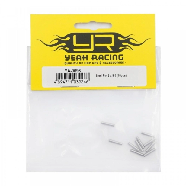 Ocelový Pin 2x9.8 mm ( 10 ks )