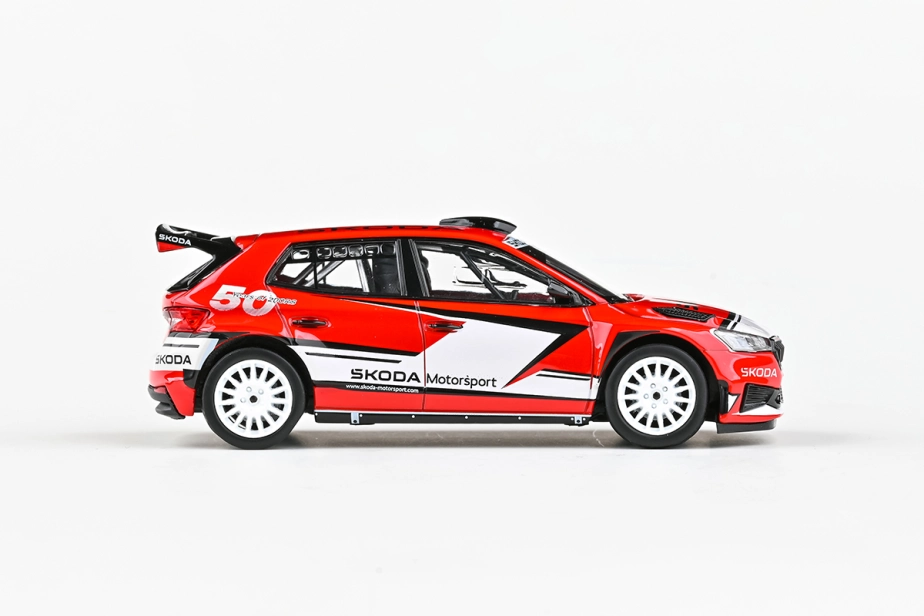 Abrex Škoda Fabia IV RS Rally2 (2022) 1:43 - Škoda Motorsport Design 2024 200RS