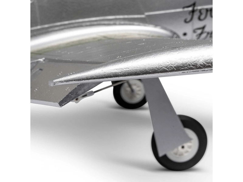 RC letadlo E-flite P-51D Mustang 1.0m AS3X+ SAFE Select BNF Basic