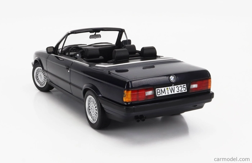 Norev BMW radu 3 325i (e30) Cabriolet otvorený 1991 1:18 Modrá