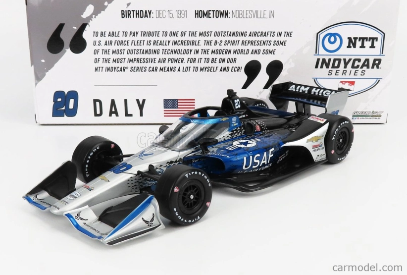 Greenlight Chevrolet Team Ed Carpenter Racing N 20 1:18, modrostříbrná