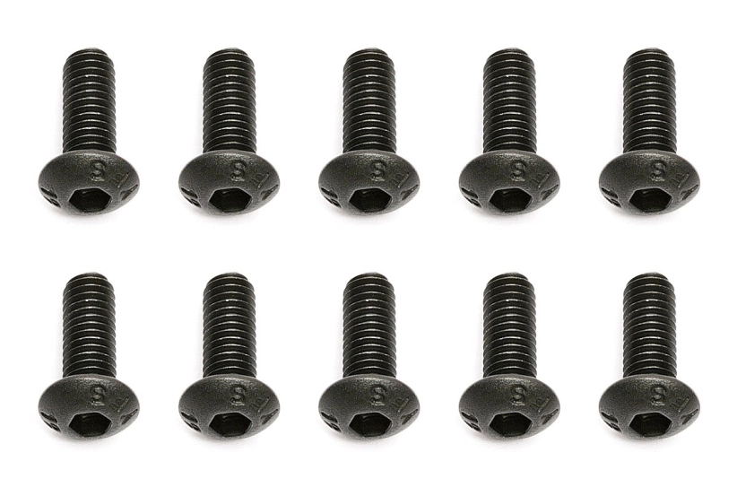 M3x0,5x8mm Imbusový šroub s kulatou hlavou, 10 ks.