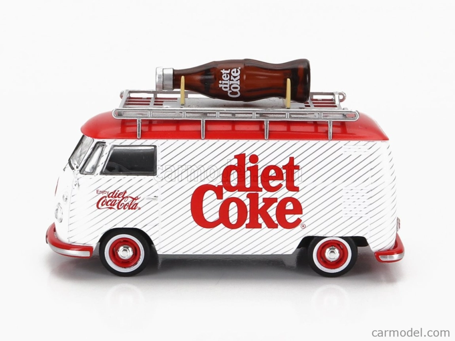Corgi Volkswagen T1 Van Diet Coke Coca-cola 1965 1:43 Bílá Červená