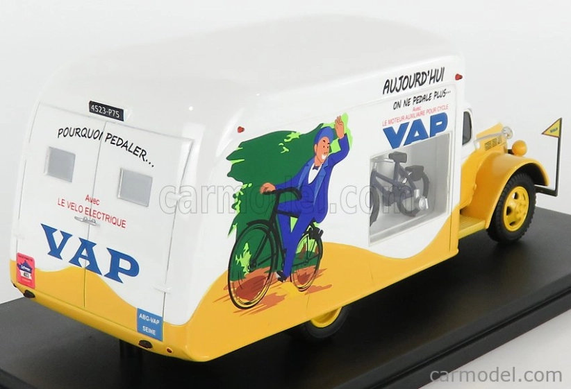 Perfex Ford usa Truck Van Poissy Vap Tdf 1951 1:43 Žlutá Bílá