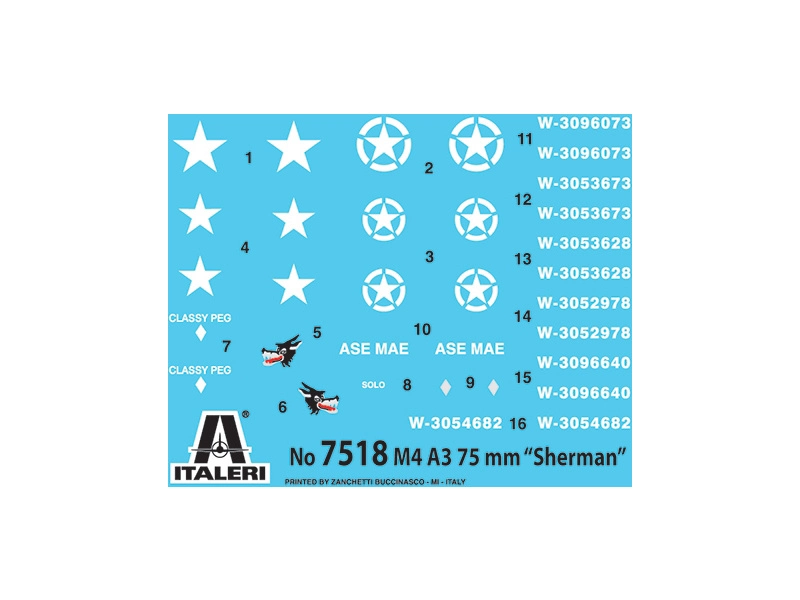 Italeri Easy Kit – M4A3 75 mm SHERMAN (1:72)