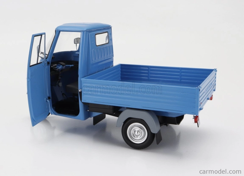 Mitica-diecast Piaggio Ape P501 Open 1979 - Con Vetrina - With Showcase 1:18 Blu 7210 - Modrá