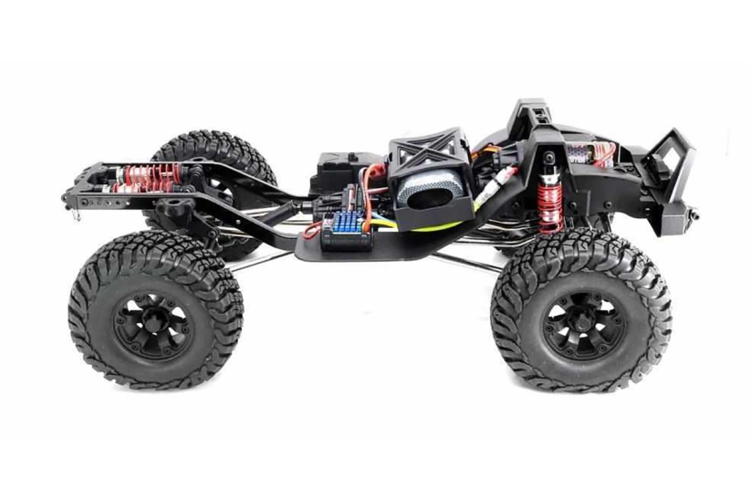 CRUSHER 1/10 súprava 2,4 GHz, žltá