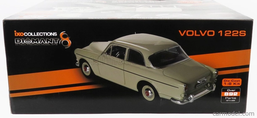 Ixo-models Volvo 122s Amazon 1965 - With Light & Sound Effects 1:8 Ivory