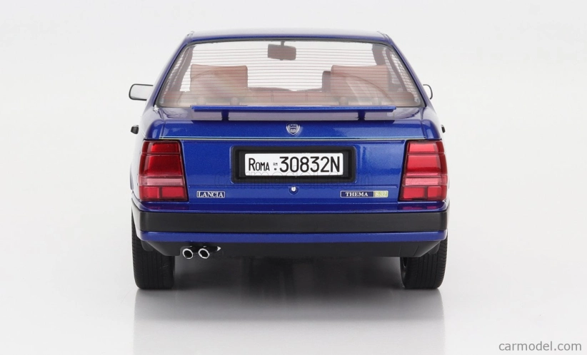 Mitica-diecast Lancia Thema 8.32 Ferrari 1s 1986 - s otvoreným zadným krídlom 1:18 Blue Met