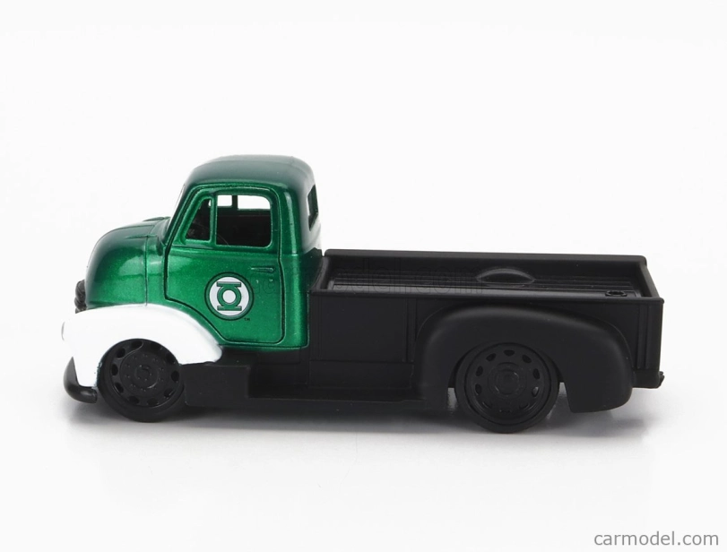 Jada Chevrolet Coe Truck With Green Lantern Figure 1952 1:32 Zelená Černá