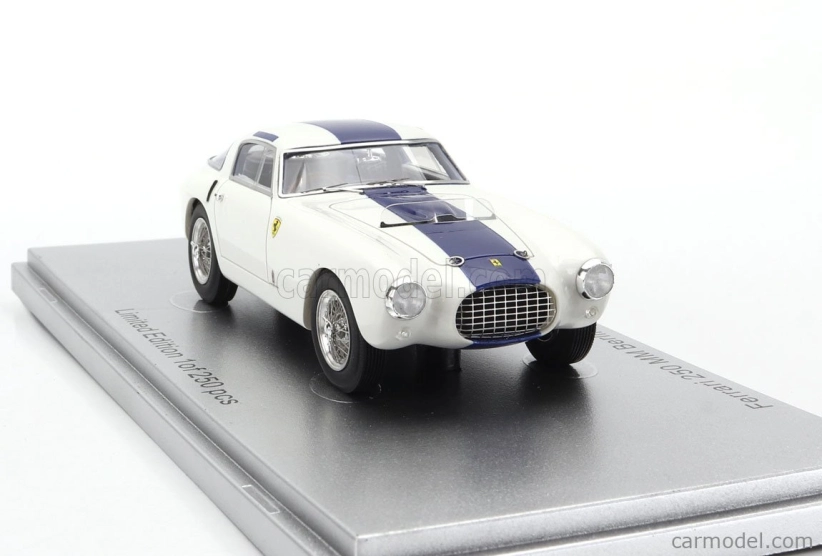 Kess-model Ferrari 250mm Sn0312mm Berlinetta Pininfarina 1953 1:43 Biela modrá