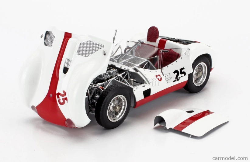 Cmc Maserati Tipo 61 2.9l S4 Spider Birdcage N 25 Winner Pensacola Florida Scca 1960 Gaston Andrey 1:18 Bílá Červená
