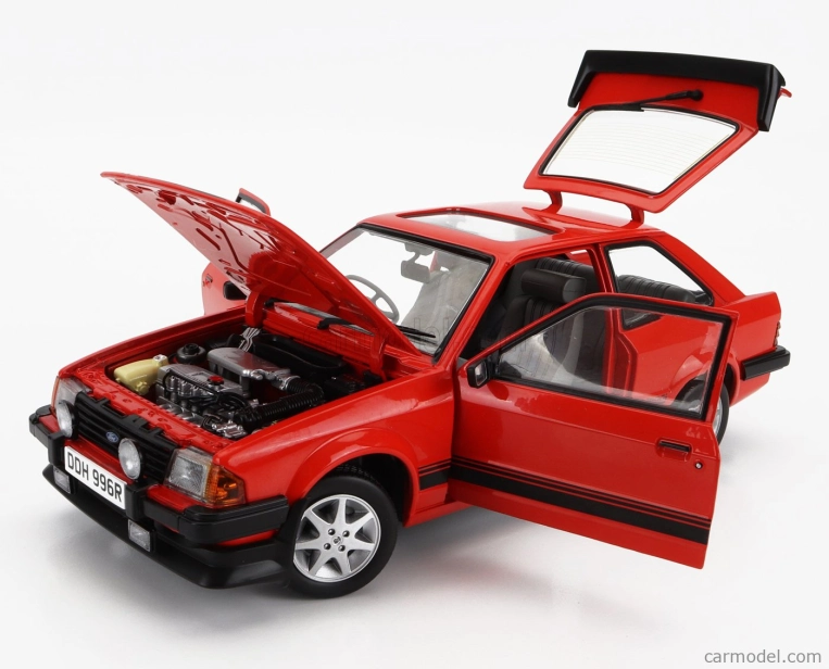 Sun-star Ford england Escort Rs 1600i 1984 1:18 Red