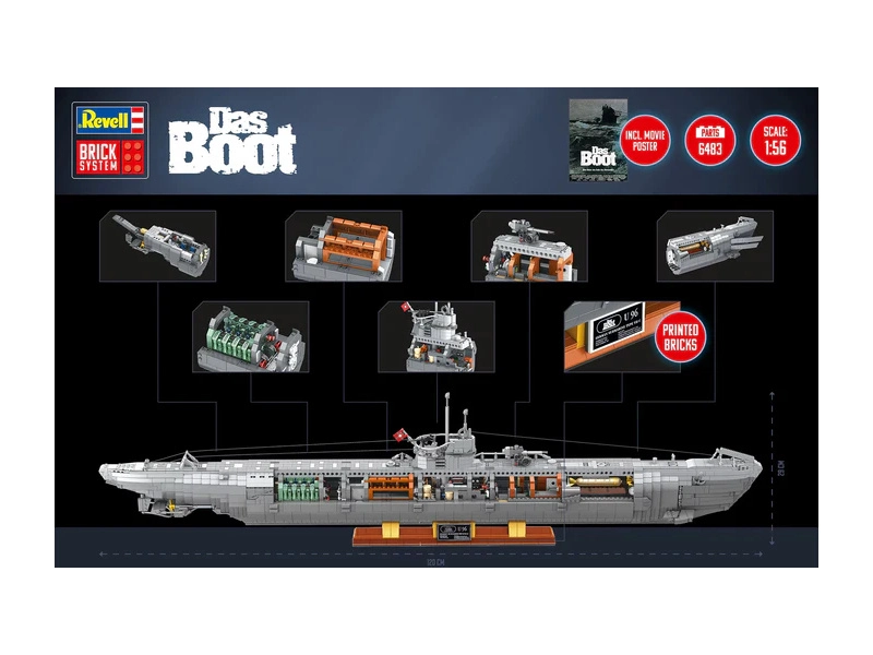 Revell German Submarine U-96 (1:56)