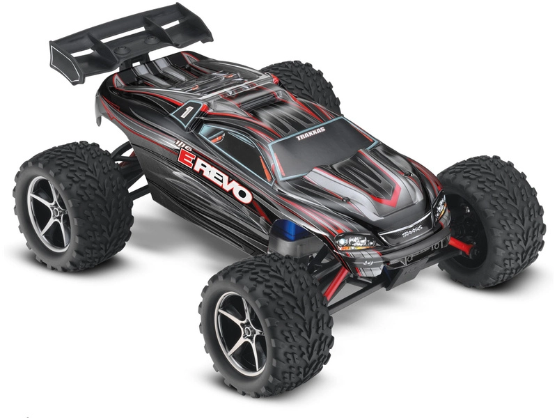 RC auto Traxxas E-Revo 1:16 RTR, oranžová