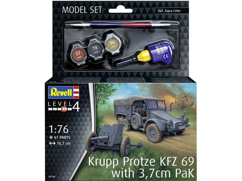 Revell Krupp Protze Kfz 69 with 3,7 cm Pak (1:76) (súprava)