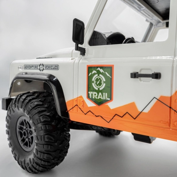 FUNTEK TRAIL 1/12 RTR 4WD - bílo/oranžová barva