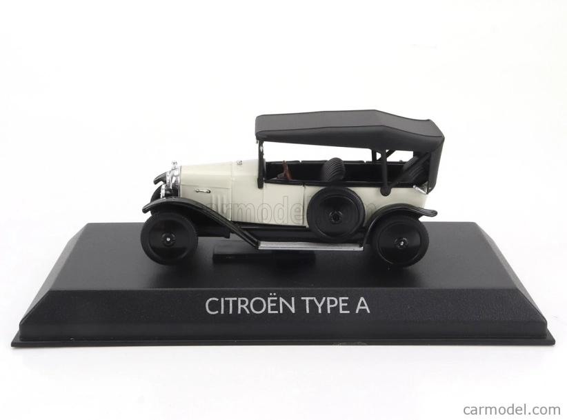Norev Citroen Type A Cabriolet Closed 1919 1:43 Beige Black