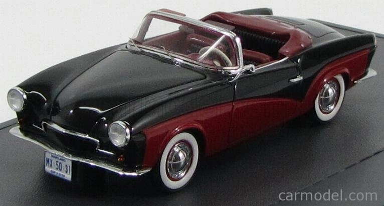 Matrix scale models Volkswagen Rometsch Lawrence Cabriolet 1959 1:43 Černá Červená