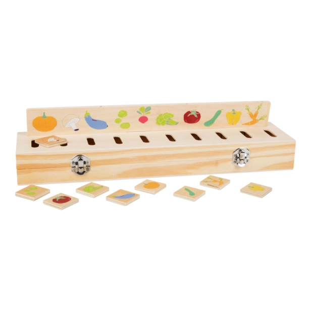 Small Foot Dřevěná motorická vkládačka vzdělávací třídění Poškozený obal