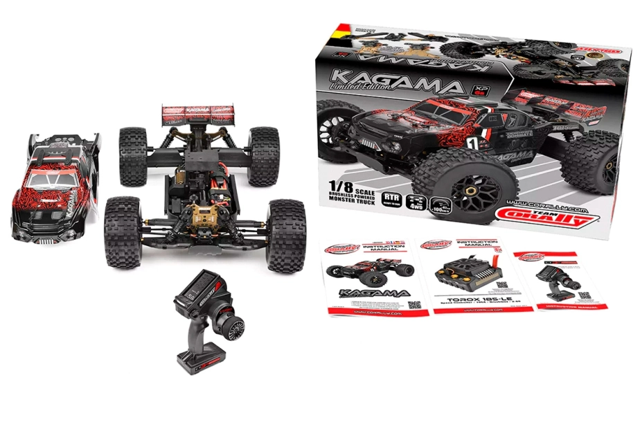 RC auto KAGAMA XP 6S - Limited Edition - RTR - Brushless Power 6S, červená
