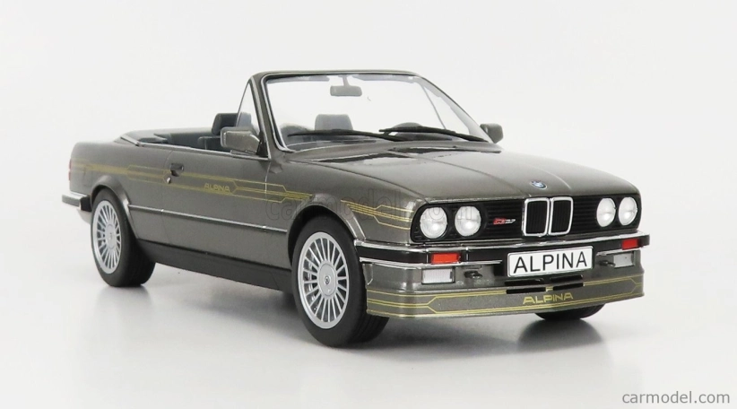 Mcg BMW radu 3 (e30) Alpina C2 2.7 Cabriolet 1989 1:18 Sivá