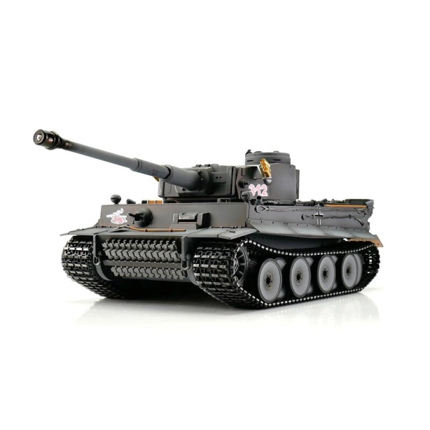 TORRO tank PRO 1/16 RC Tiger I dřívejší verze šedá kamufláž - infra IR - Servo