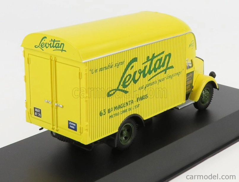 Edicola Opel Blitz Truck Fourgon Demenageur Levitan 1952 1:43 Žltá