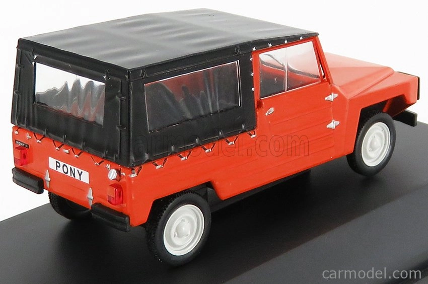 Edicola Citroen Namco Pony Cabriolet Closed 1975 - Con Vetrina - S vitrínou 1:43 Red Black