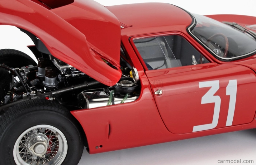 Cmc Ferrari 250lm Ch.n5899 Team Scuderia Filipinetti N 31 Winner Monza 1964 Nino Vaccarella 1:18 Červená