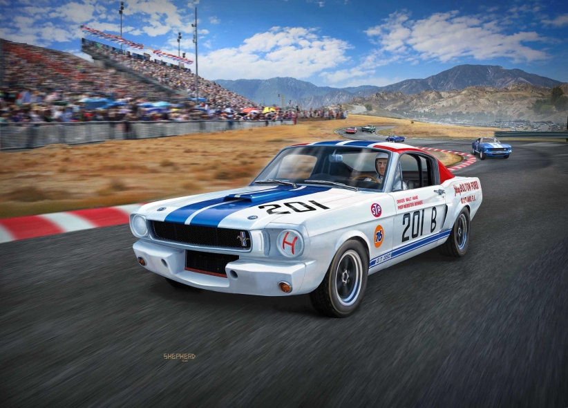 Plastic ModelKit auto 07716 - Shelby GT 350 R (1965) (1:24)