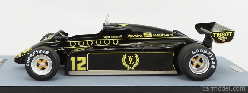 Tecnomodel Lotus F1 91 N 12 British Gp 1982 N.mansell 1:18 Black
