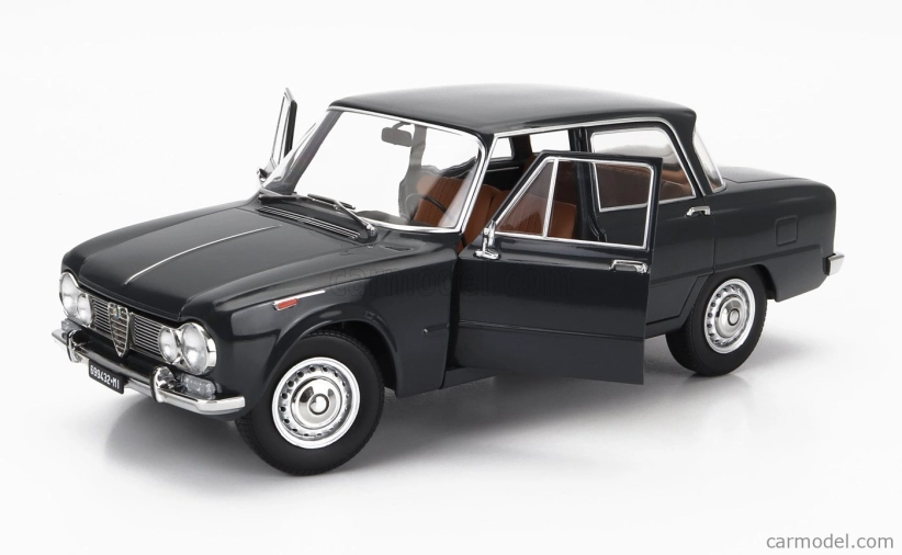Mitica-diecast Alfa romeo Giulia 1.6 Ti 1962 1:18 Grigio Grafite - Grey