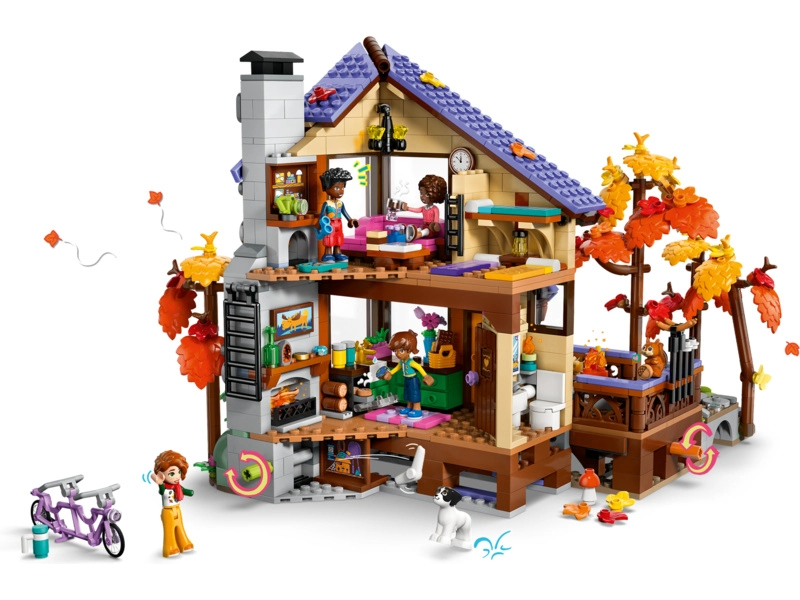 LEGO Friends - Útulná chata v podzimním lese