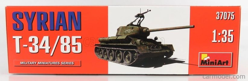 Miniart Kampfpanzer T-34/85 Vojenský tank Sýria 1944 1:35 /