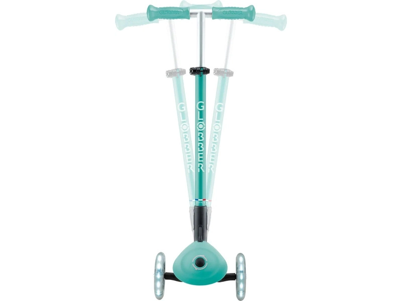Globber - Koloběžka Primo Plus Lights V2 skládací Blue/Emerald Green