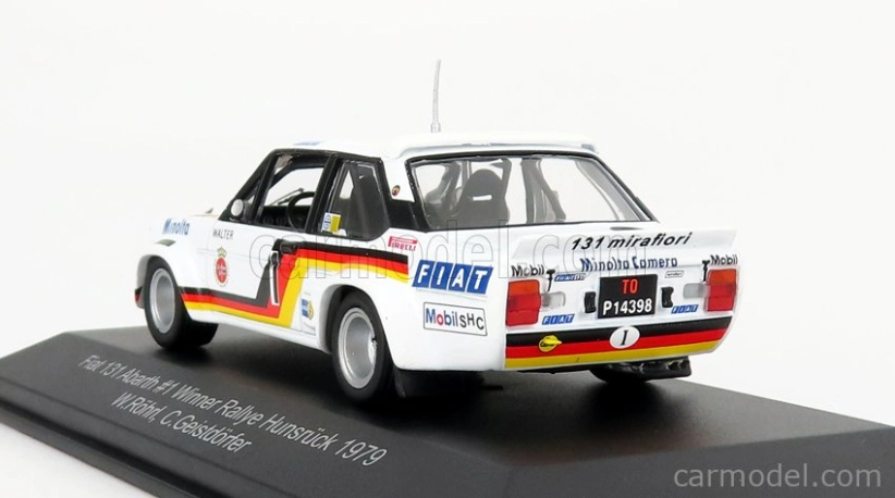 Cmr Fiat 131 Abarth N 1 Winner Rally Hunsruck 1979 W.rohrl - C.geistdorfer 1:43 Bílá Červená