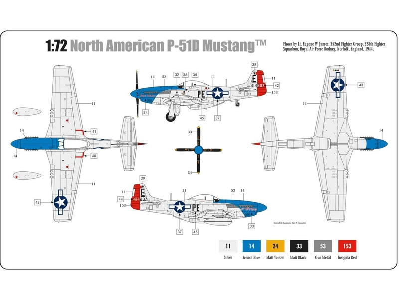 Airfix North American P-51D Mustang (1:72)