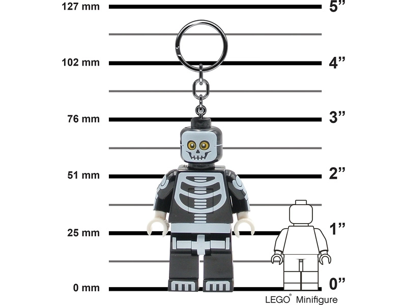 LEGO svítící klíčenka - Kostlivec