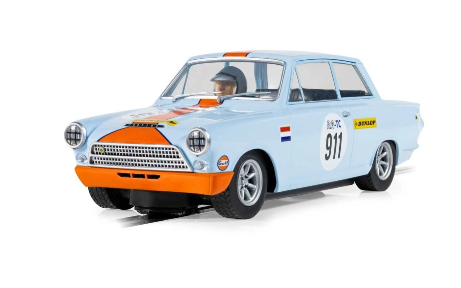 Autíčko Gulf SCALEXTRIC C4669 - Ford Lotus Cortina (1:32)