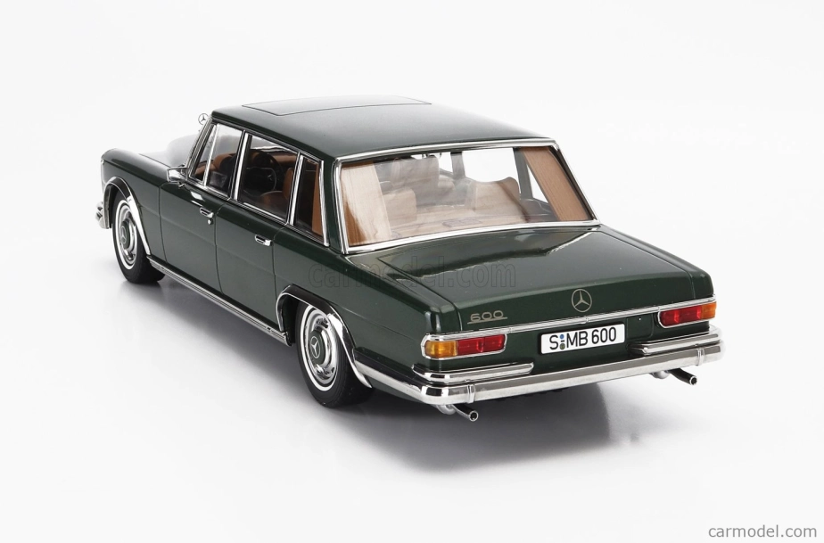 Kk-scale Mercedes benz S-class 600 Pullman (w100) 1963 1:18 Green Met