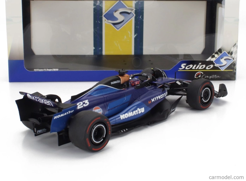 Solido Williams F1  Fw46 Team Williams Racing N 23 Suadi Arabia 2024 Alexander Albon 1:18 2 Tóny Modré