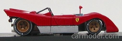 Brumm Ferrari 312 Pb Prototipo 1971 1:43 Červená