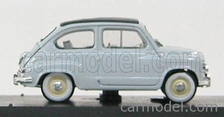 Brumm Fiat 600 1956 Tetto Chiuso - Uzavretá strecha 1:43 Grigio Perla
