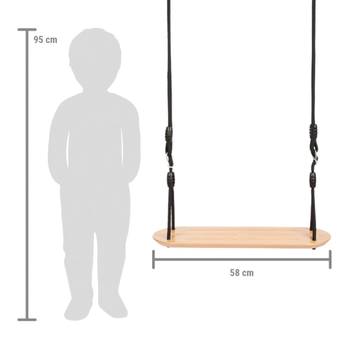 small foot Hojdačka XL Black Line – poškodený obal