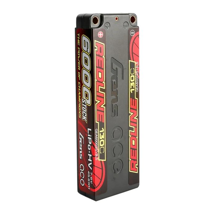 Gens ace akumulátor HV LiPo Redline 1.0 6000mAh 2S2P 7.6V 130C HardCase 57# | RCprofi.cz