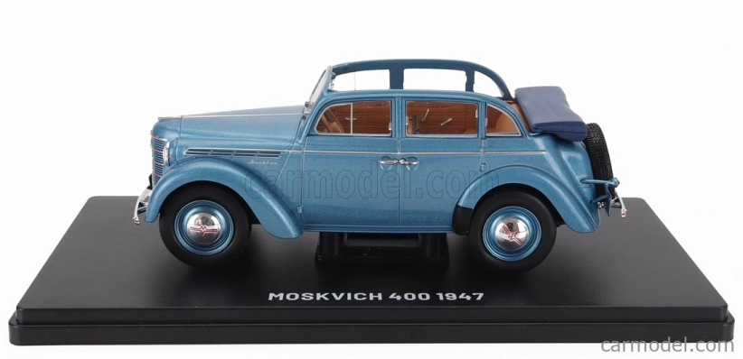 Edicola Moskvitch 400 Cabriolet 1947 1:24 Blue Met