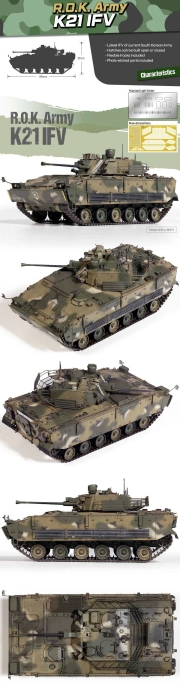 Model Kit military 13566 - R.O.K. Army K21 IFV (1:35)