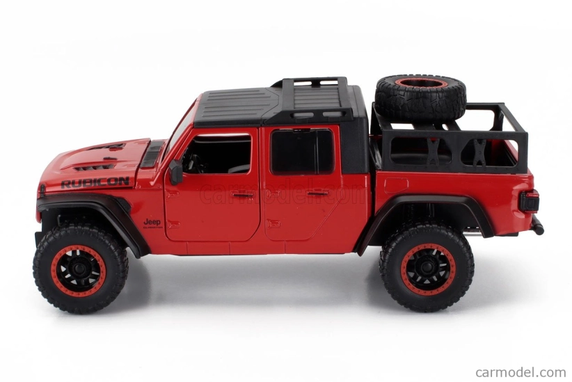 Jada Jeep Gladiator Pick-up 2020 so sadou 4x pneumatík 1:24 červená čierna